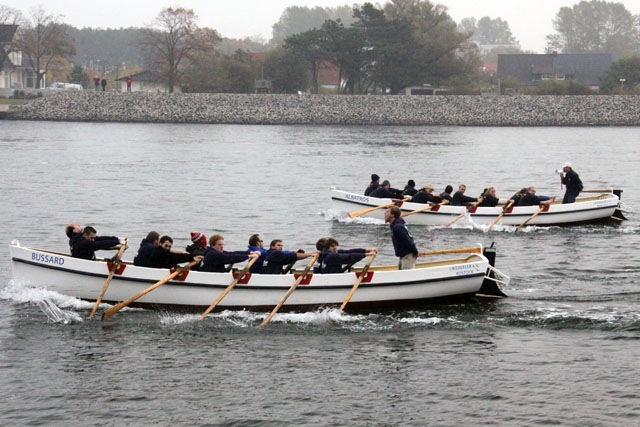 Kutterrennen: Kutter pullen 2009 in Warnemünde