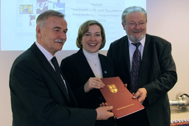 Jürgen Seidel, Sandra Wandt und Uwe Gröning