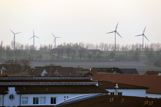 Windkraftanlagen bei Rostock
