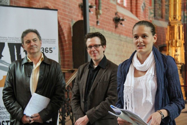 Jury „Rostocks Eleven“: Wolfgang Thiel, Jan Friese und Magdalana Hamm