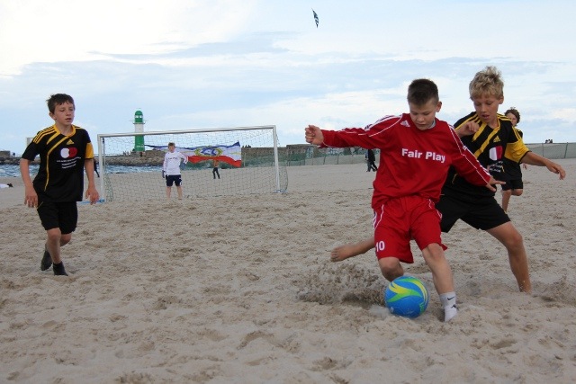 Beach-Soccer-Turnier beim Bio-Festival
