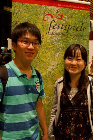 Jinho Moon und Aya Matsushita