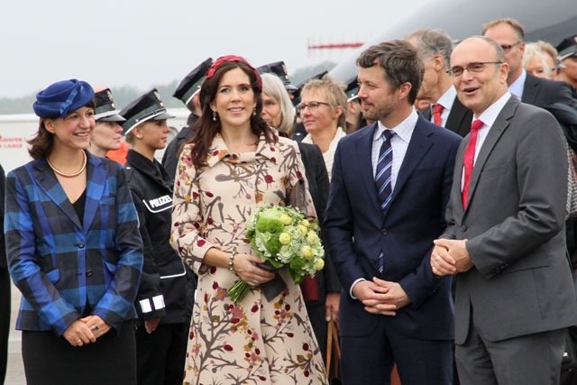 Britta Sellering, Kronprinzessin Mary, Kronprinz Frederik und Erwin Sellering