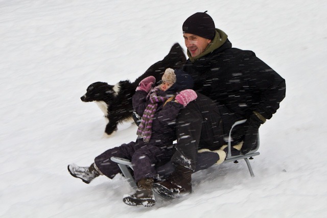 Winter 2010 – Tief Katharina bringt Schnee nach Rostock