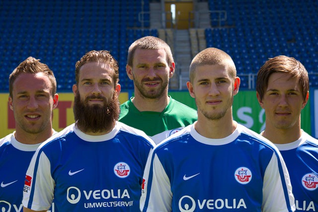Tino Semmer, Matthias Holst, Jörg Hahnel, Stephan Gusche, Kevin Pannewitz (v.l.n.r., Fotomontage: Rostock-Heute)