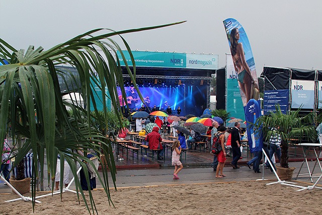 Regen auf der Hanse Sail im letzten Jahr. Ob es diesmal besser wird?