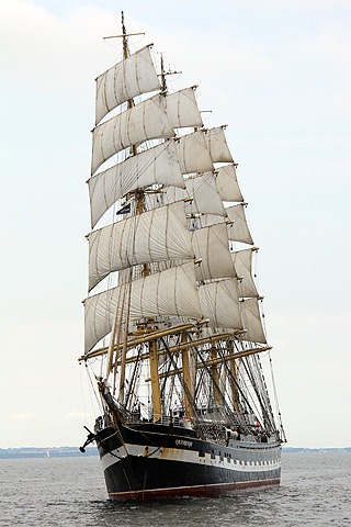 Windjammer zur Hanse Sail: Die Kruzenshtern