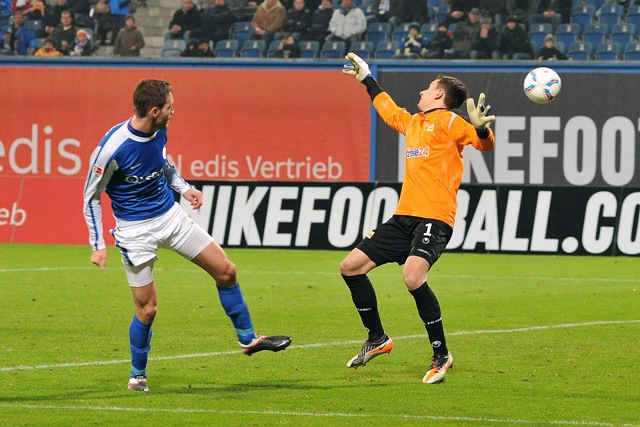 Hansa Rostock gegen Union Berlin - Lucas Albrecht erzielt das 2:4