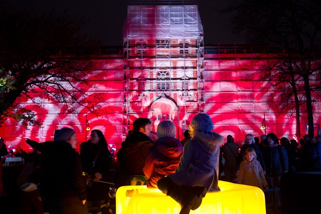 10. Rostocker Lichtwoche auf dem Universitätplatz