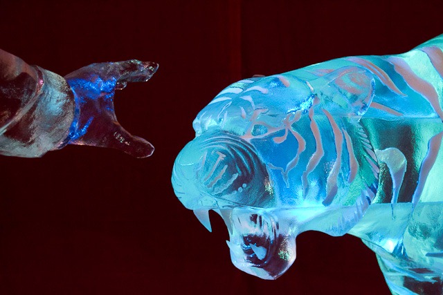 9. Eiszeit bei Karls 2012 - Eisskulpturen in Rövershagen