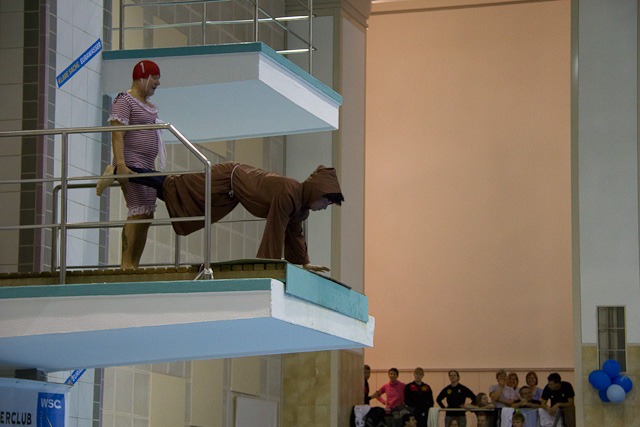 Lustige Wasserspringer bei der Springershow 2011