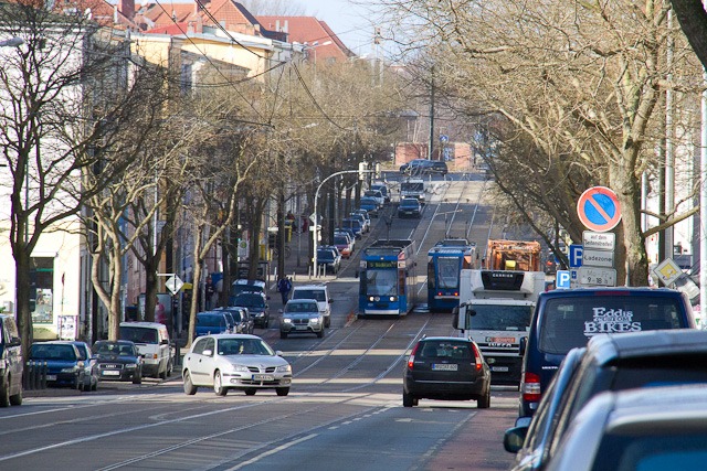 Doberaner Straße in der Kröpeliner-Tor-Vorstadt