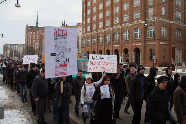 Stopp ACTA – Demonstration in Rostock