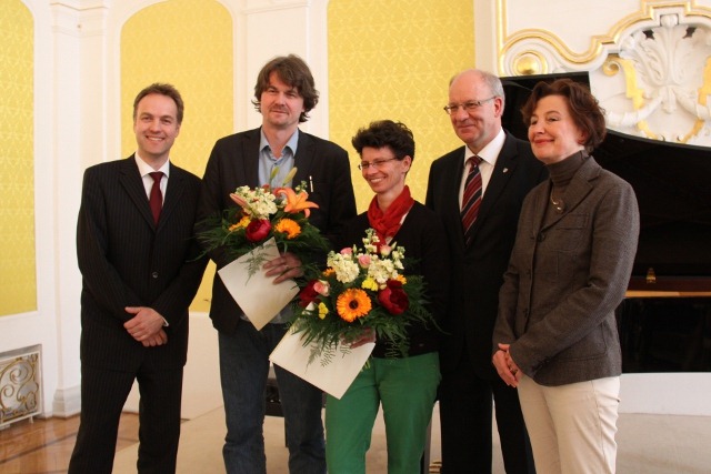 Holger Matthäus, Toralf Quandt, Tanja Flehinghaus-Roux, Roland Methling und Karina Jens