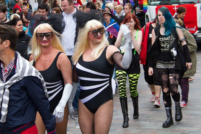 Damen beim CSD Rostock 2012