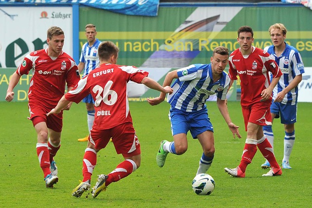 Hansa Rostock gegen Rot-Weiß Erfurt endet 0:0