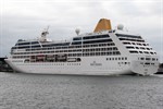 Kreuzfahrtschiff Adonia in Rostock-Warnemünde