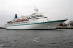 Die Albatros im Kreuzfahrthafen Warnemünde