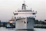 Die Athena in Warnemünde
