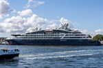 Le Lapérouse im Kreuzfahrthafen Rostock-Warnemünde