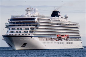 Kreuzfahrtschiff Viking Jupiter im Kreuzfahrthafen Rostock-Warnemünde