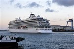 Erstanlauf der Viking Saturn im Kreuzfahrthafen Rostock-Warnemünde