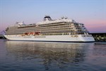 Die Viking Vela im Kreuzfahrthafen Warnemünde