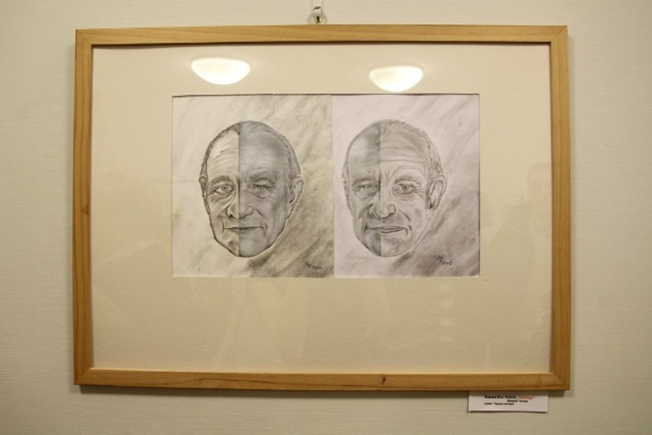Porträts mit Bleistift im "Börgerhus"