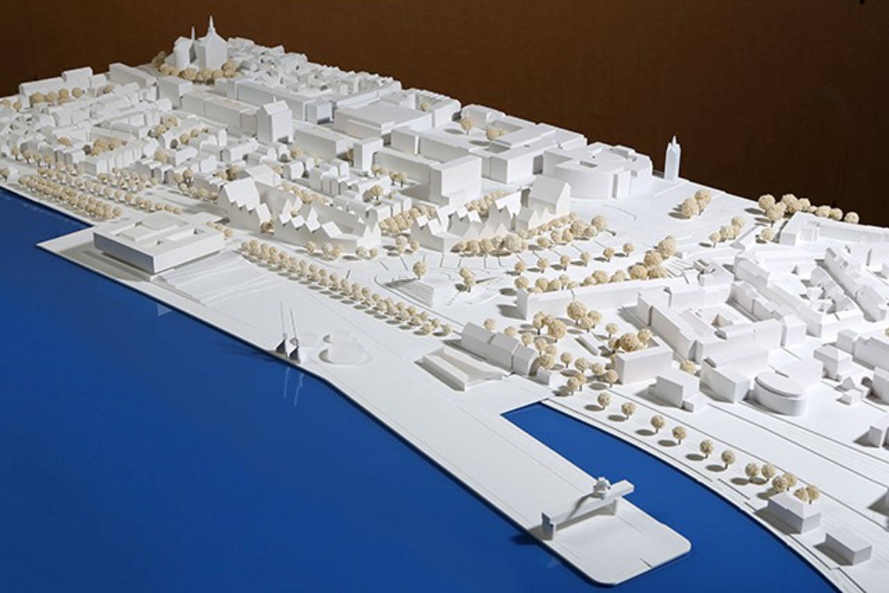 Theaterneubau im Stadthafen - 1. Preis, gmp International GmbH, Berlin