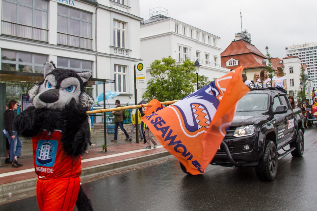 Rostock Seawolves beim Niegen Ümgang