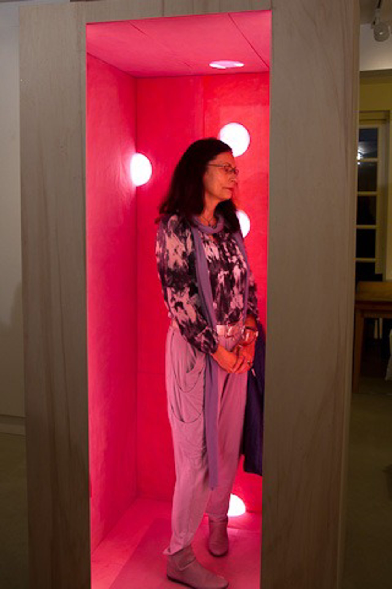 Großer Lichtraum Rot von Sonja Rolfs