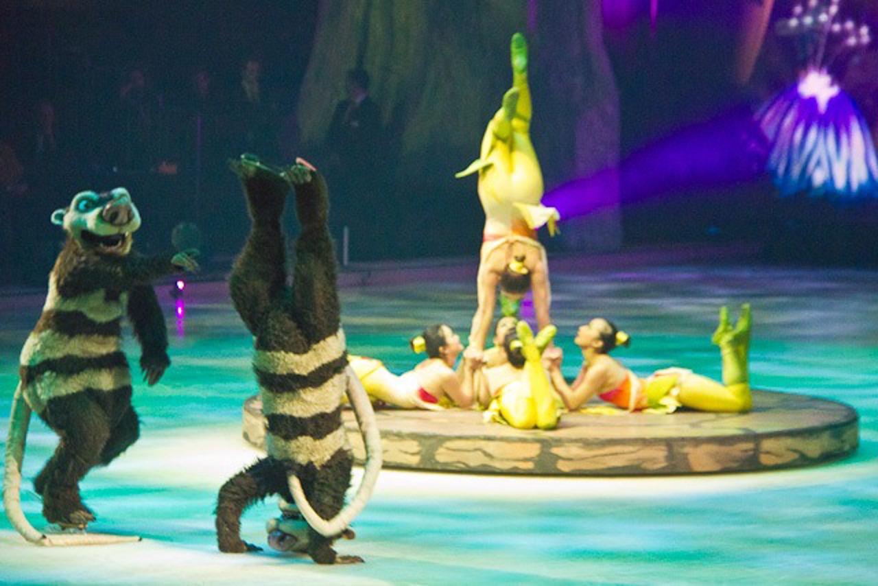 Akrobatik in Ice Age