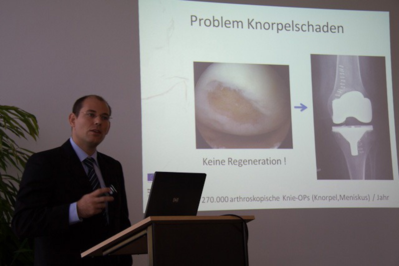 Orthopäde Prof. Dr. Thomas Tischer erläutert Therapieformen bei Knorpelschäden