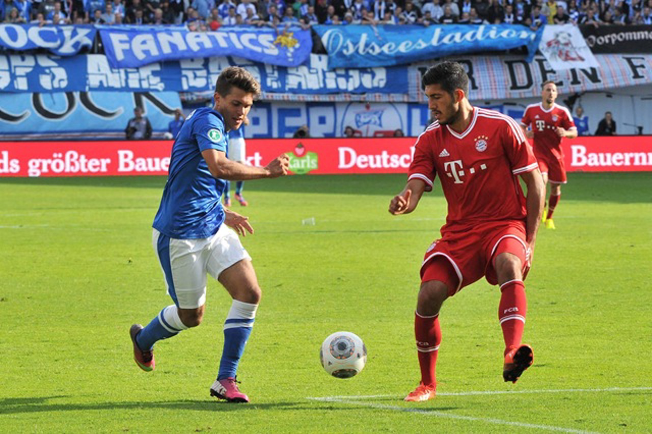 Hansa Rostock unterliegt Bayern München mit 0:4