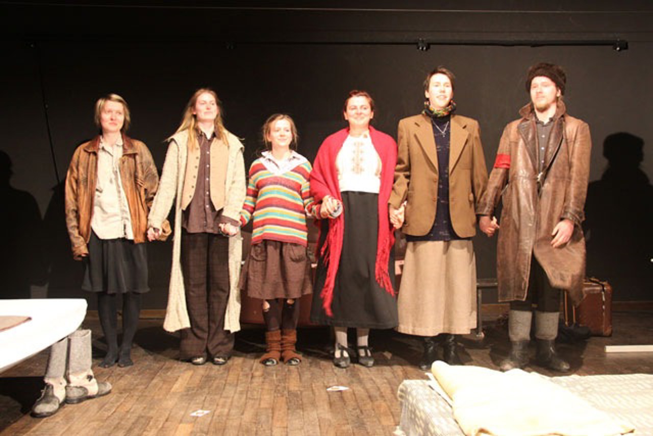 Julia Giering, Meike Faust, Anja Willutzki, Julia Klein, Carola Romanus und Benjamin Salopiata