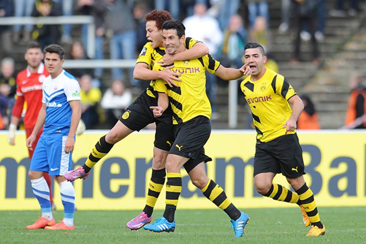 Julian Derstroff bringt Borussia Dortmund II gegen Hansa Rostock in Führung