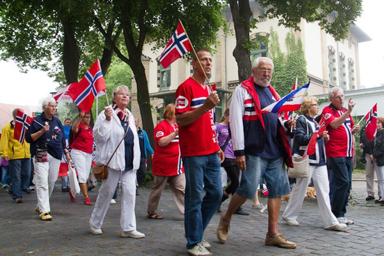 Norwegen beim Niegen Ümgang 2012