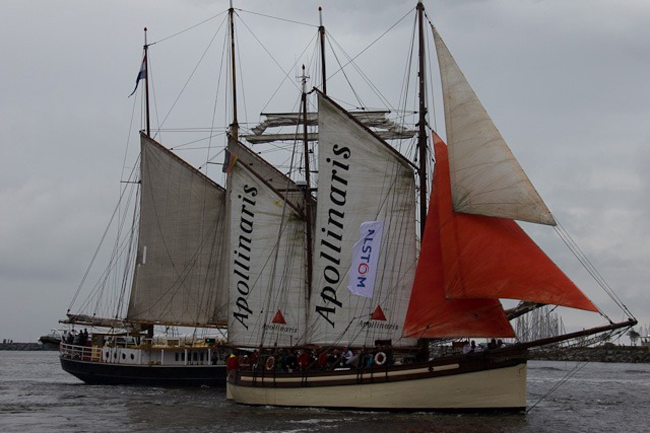 Segelschiffe auf der Hanse Sail 2011