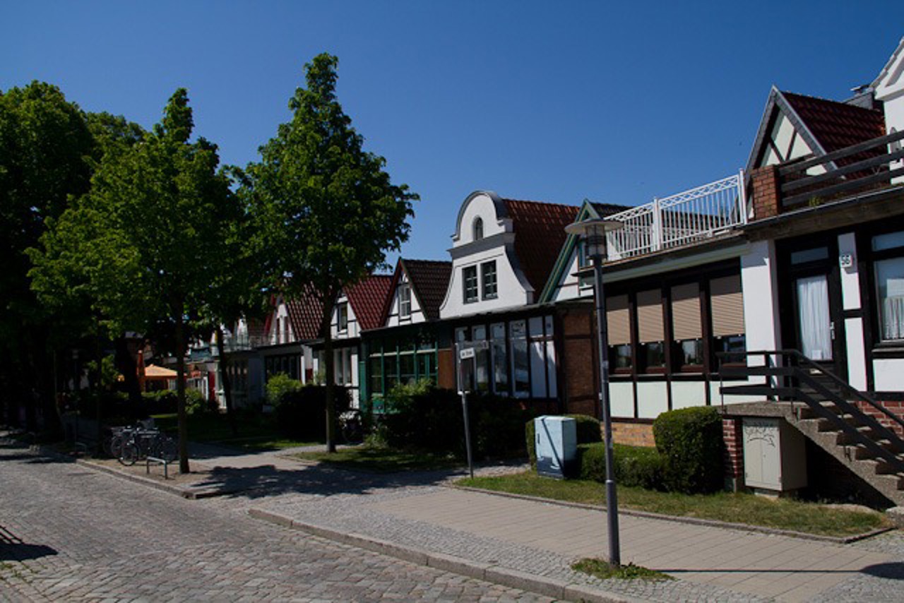 Die kunstvollen Veranden bestimmen das Stadtbild von Warnemünde