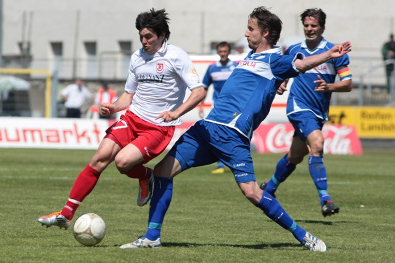 Zweikampf zwischen Oliver Hein und Martin Stoll