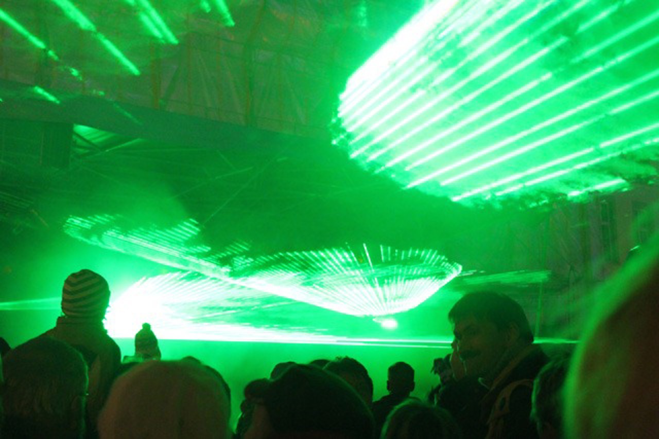 Rostocker Lichtwoche 2010 Lasershow