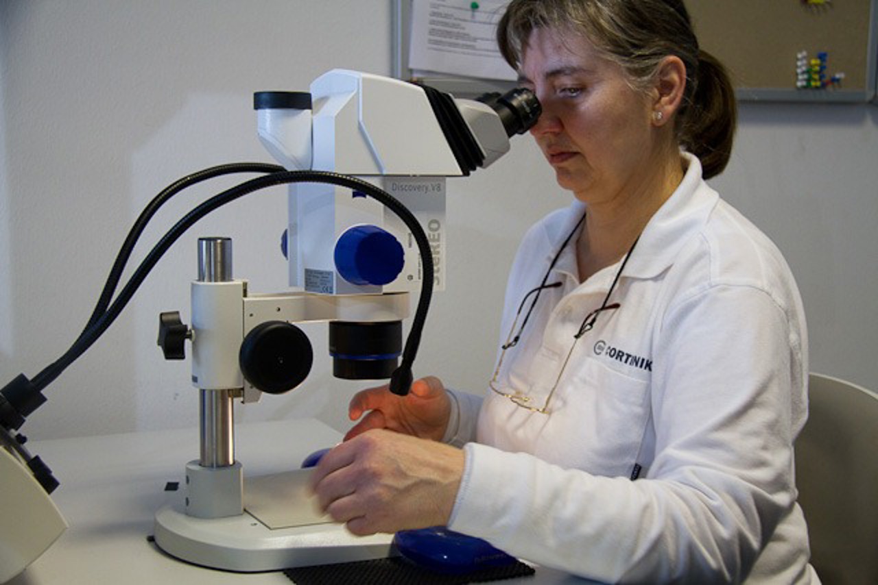 Bearbeitung eines Stents bei Cortronik
