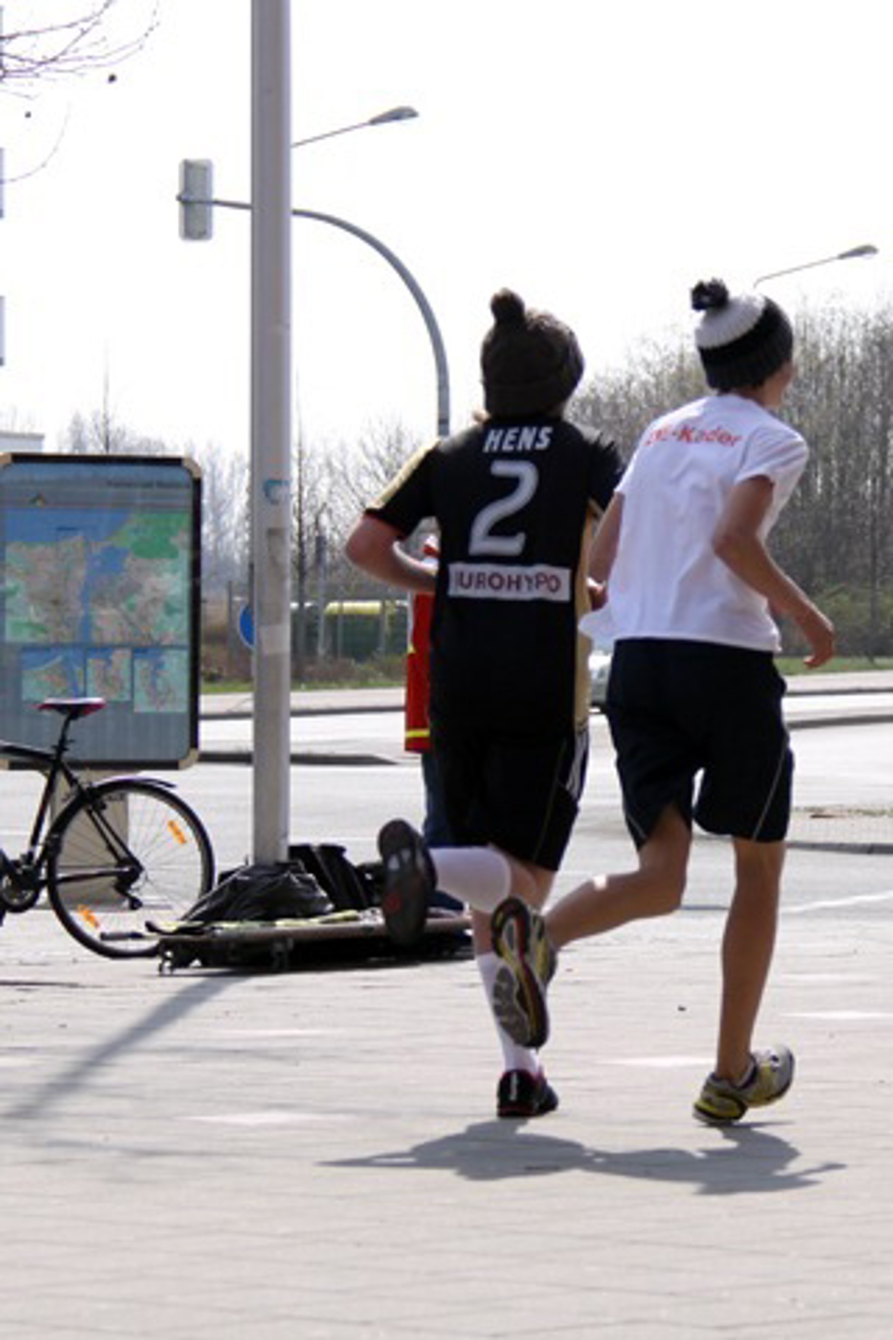 Spendenlauf in Rostock, sogar mit Pudelmütze