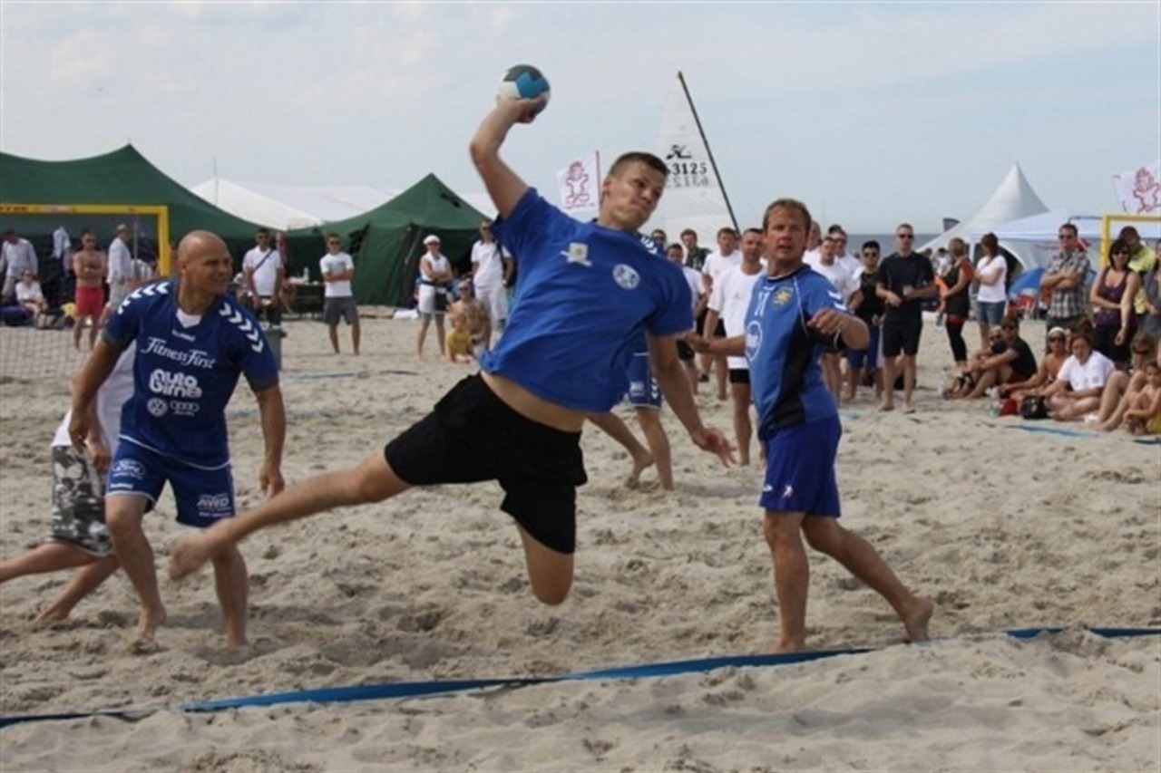 Beachhandball bei der Warnemünder Woche (Foto: Archiv)