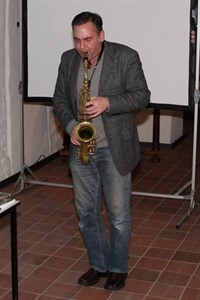 Andreas Pasternack bei Premiere des Zorenappels Band 3 in Rostock