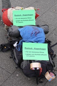 Demo-Rucksack: Klimaschutz