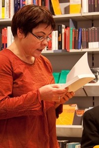 Katrin Möller-Funk liest aus den Spatien Katrin Möller-Funk liest aus den Spatien