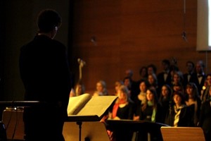 Prof. Dagmar Gatz, Dirigentin beim „African Sanctus„“