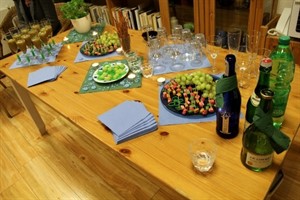 Grünes Buffet bei der Ausstellung Grünes Buffet bei der Ausstellung