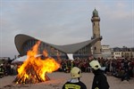 Warnemünde - Fackelumzug und Osterfeuer 2010